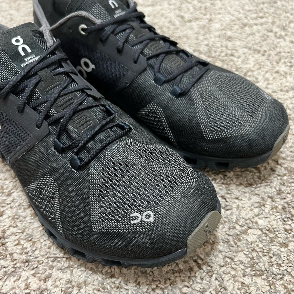 On Cloud X Men's Running Shoes Black/Asphalt 40.99706 Size 10.5 - Picture 5 of 14